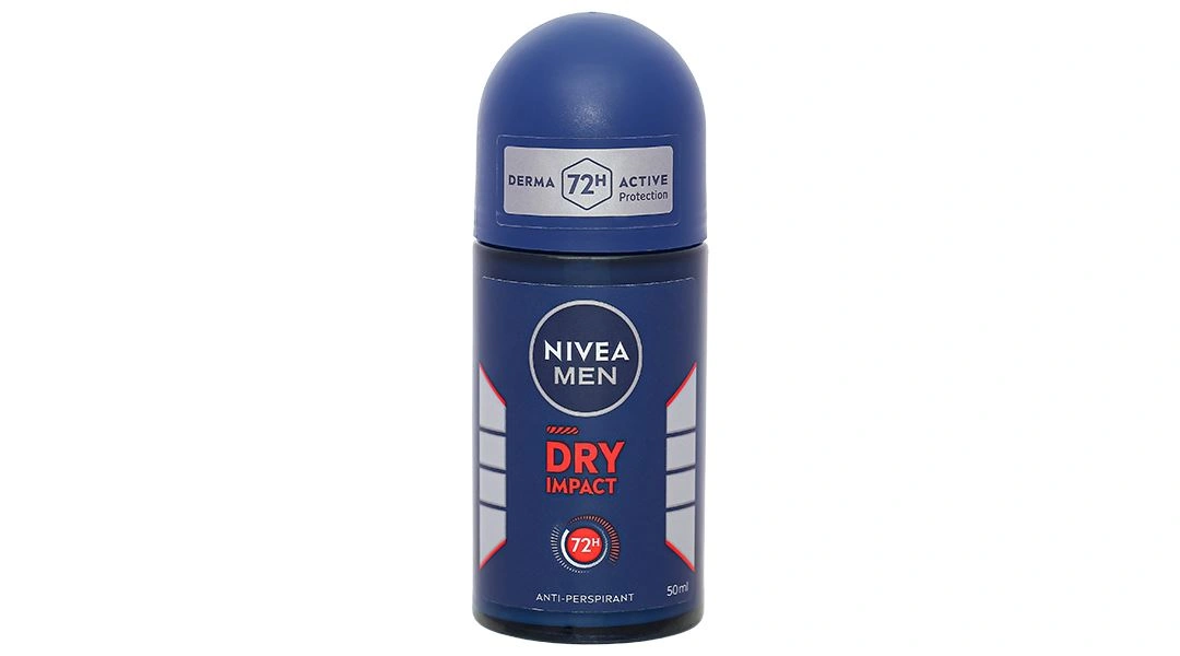 Lăn khử mùi Nivea Men Dry Impact cho nam chai 50ml - 